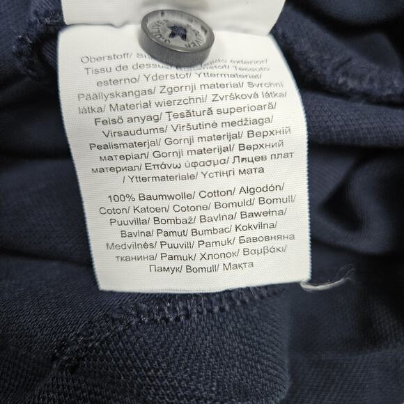 s.Oliver Men’s Navy Polo Shirt L Soft Cotton Minimalist Essential Casual Style - Picture 5 of 7